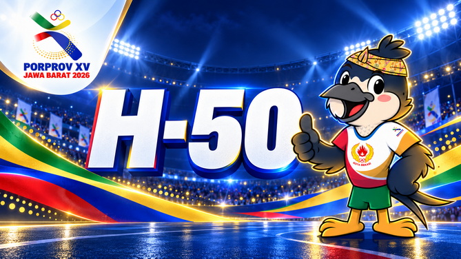 Ilustrasi H-50 Porprov XV Jabar 2026